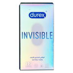 Durex Invisible Condoms 12'S