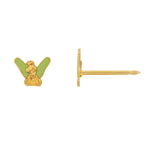 Inverness 833E Disney Tinkerbell Earrings 14KT