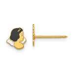 Inverness 832E Disney Snow White Earrings 14KT