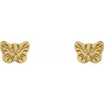 Inverness 60C GP Butterfly Earrings 24KT