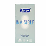 Durex Invisible Extra Thin 6 Condoms