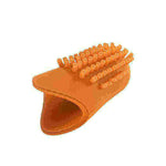 فرشاة أسنان أصابع طبيعية برتقالية للأطفال من ميلو إيكو، قطعة واحدة