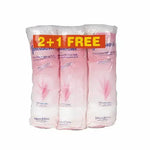 وسادات جونسون القطنية المكياج المستديرة 3*80 قطعة عرض 2+1