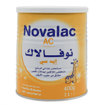 بودرة حليب Novalac AC وزن 400 جم للغازات