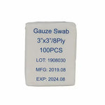 شاش معقم 3*3 إنش 100 قطعة