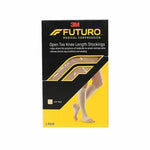 Futuro Therapeutic Open Toe Knee Length Stockings Large Beige