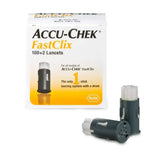 إبر اختبار Accu Chek Fastclix 102 محدودة لاختبار السكر