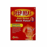 Deep Heat Pain Relief Back Patch 2 Pcs