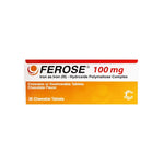 Ferrose Chewable Tablet 30'S for anemia