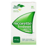Nicorette Gum Freshmint 4 mg 30'S to stop smoking
