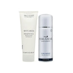 package Perlamar Pure Marine Wash Gel Normal Skin + Vaghessi White Moon Toner