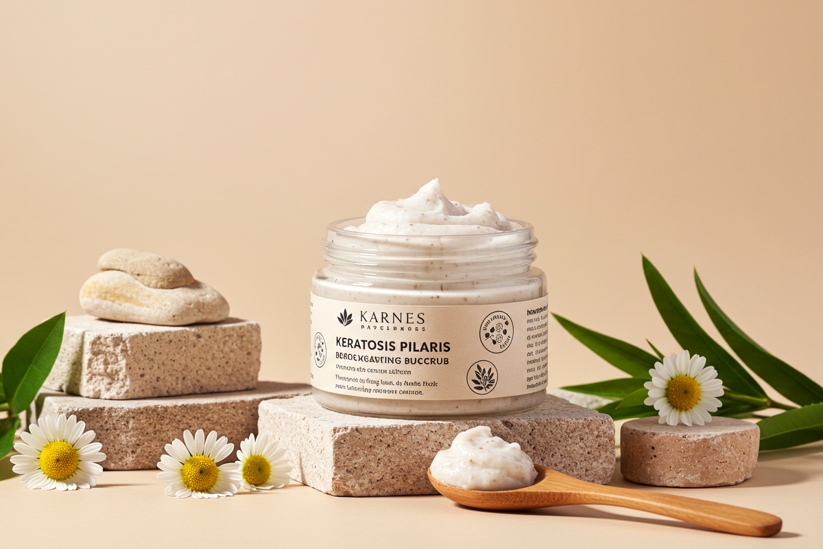 Keratosis pilaris body scrub