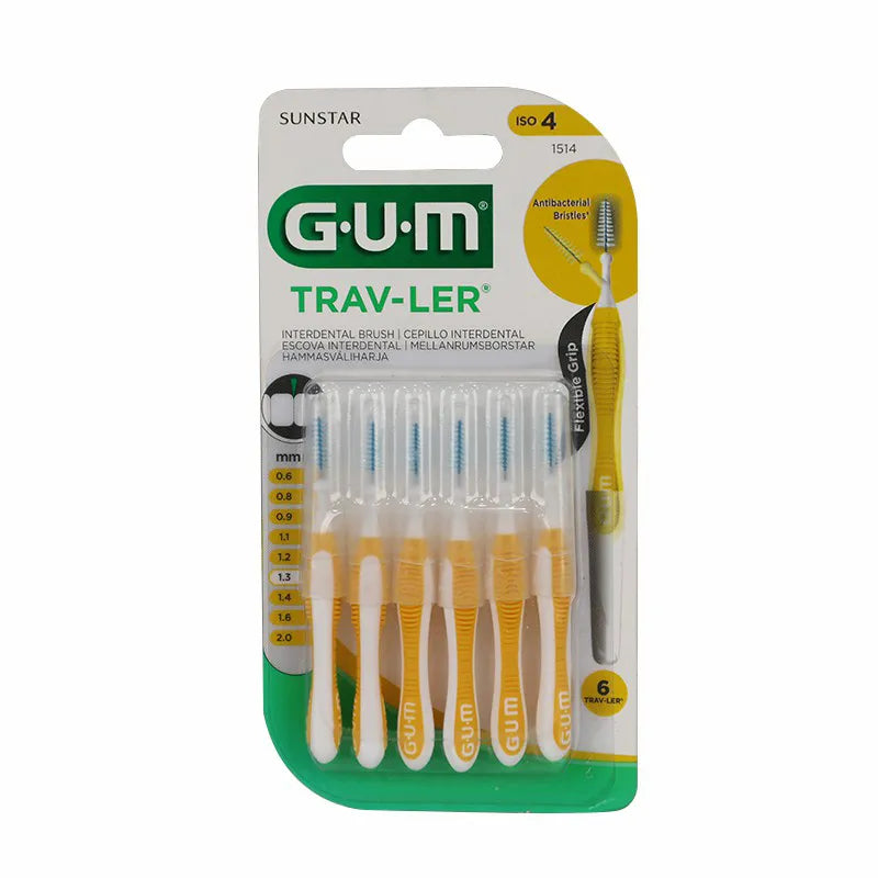 Butler Gum Trav-Ler Interdental Brush 1.3 mm 6 Pcs
