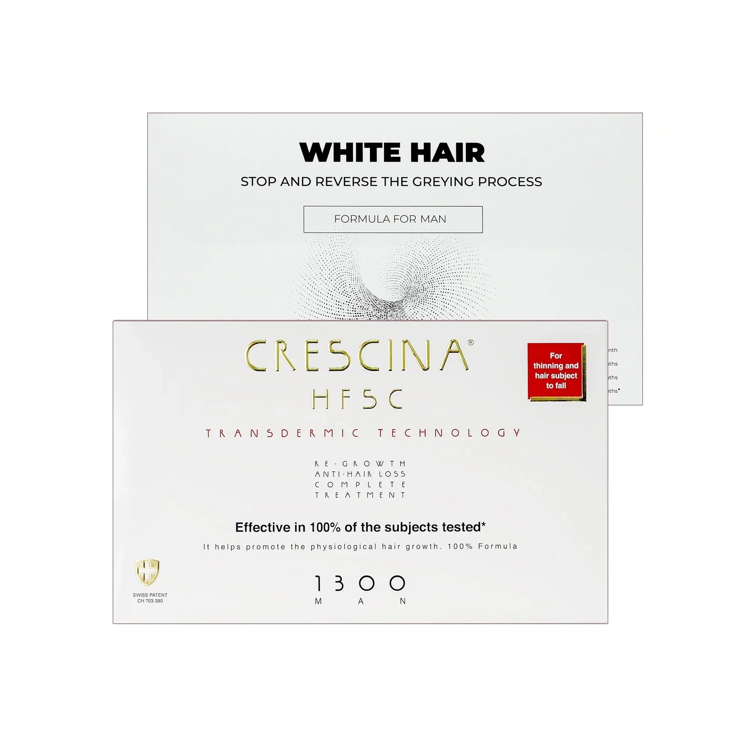 Crescina Men’s Hair Loss & Gray Hair Treatment Set