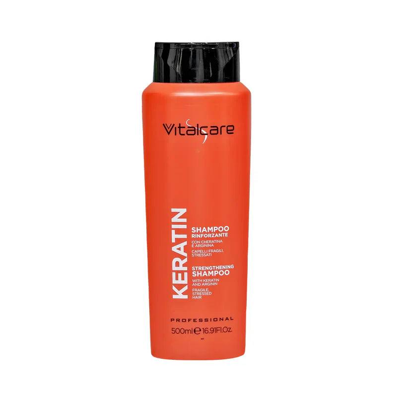 Vitalcare Keratin Strenghtening Shampoo With Keratin And Arginin For Fragile, Stressed Hair 500ml