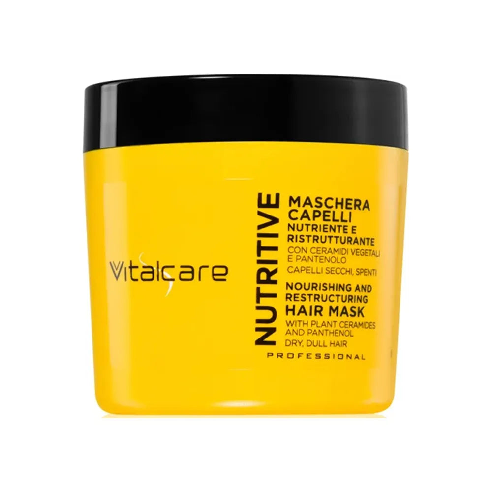 Vitalcare Nutritive Nourishing And Restructuring Hair Mask With Plant Ceramides And Panthenol For Dry, Dull Hair 500ml