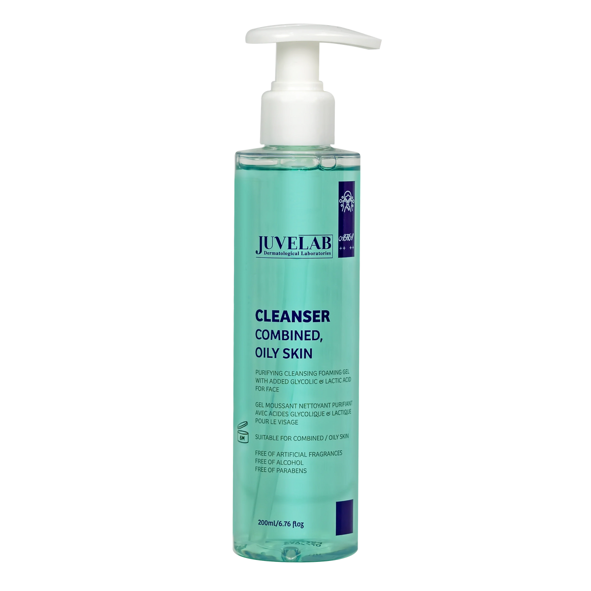 Juvelab Gel Cleanser For Combined To Oily Skin 200Ml