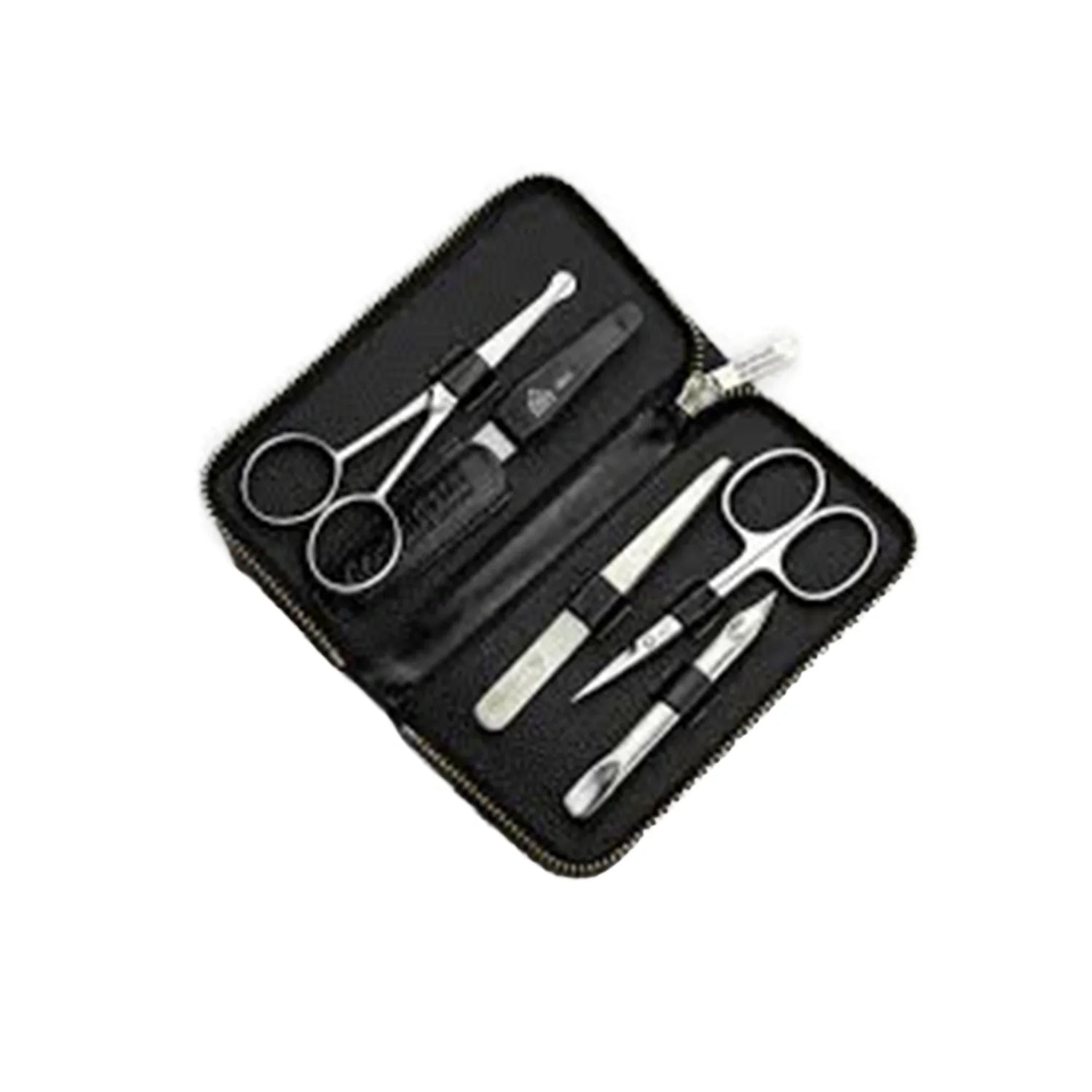 Erbe Solingen-Manicure Case5Pc Black Leather 