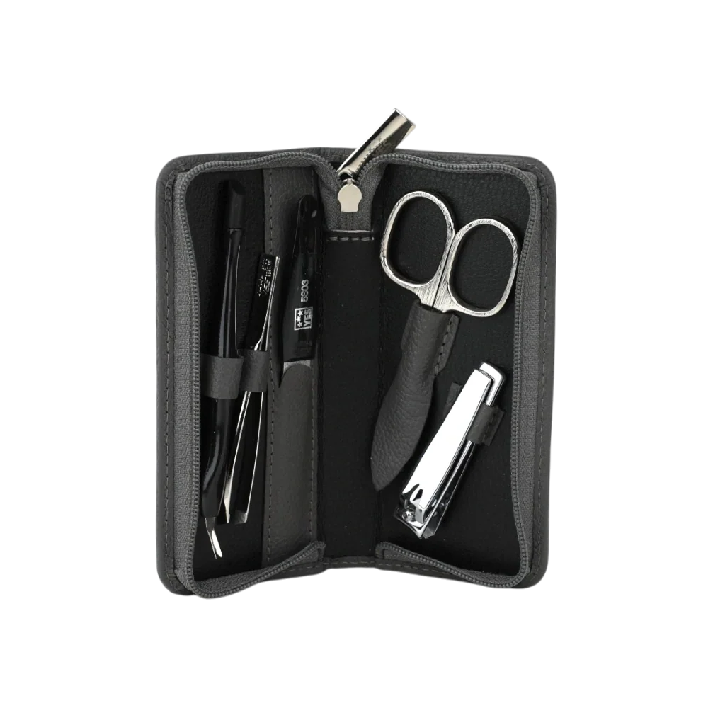 Erbe Solingen-Manicure Case5Pc Blue Leather 