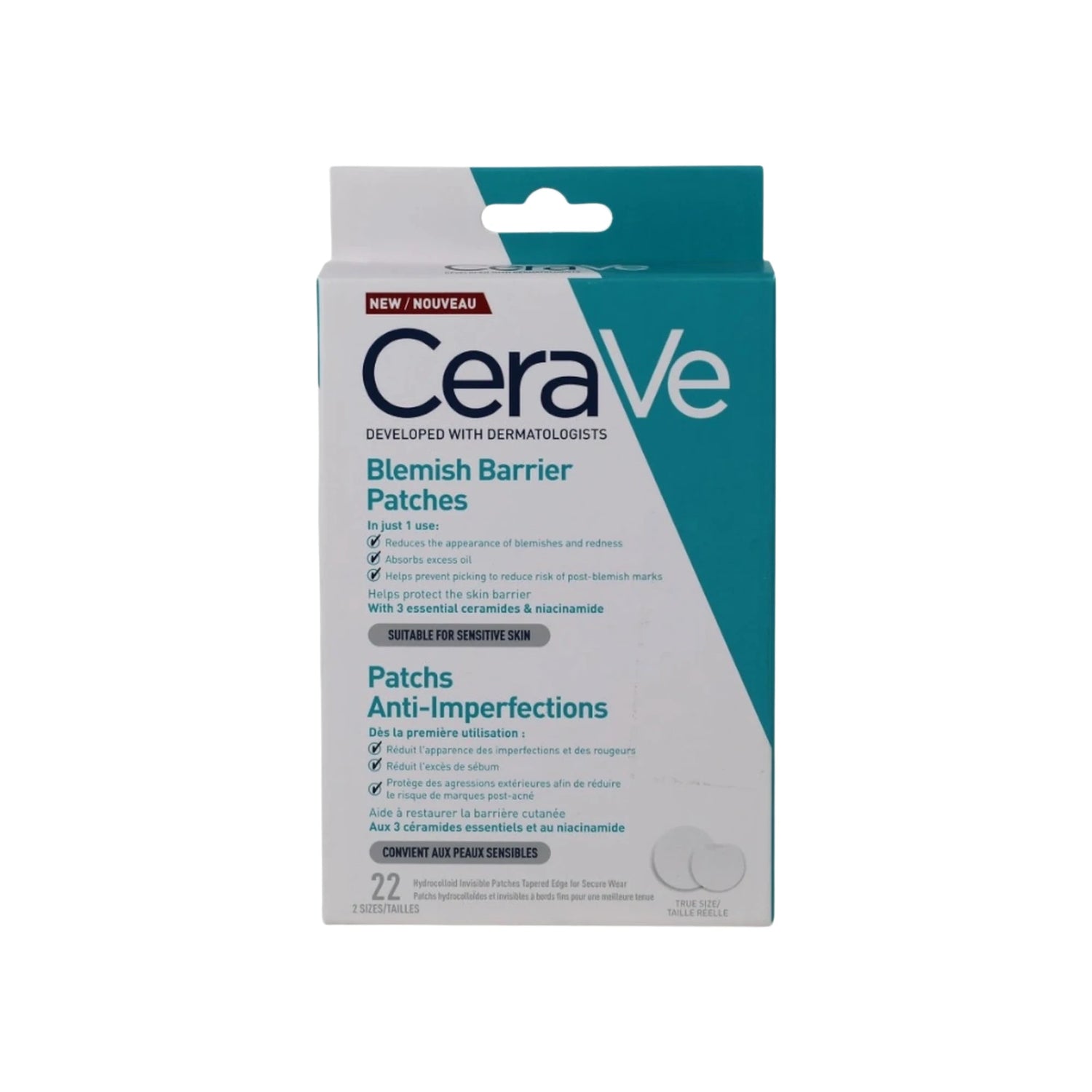 Cerave Blemish Barrier Patches 22 Patch