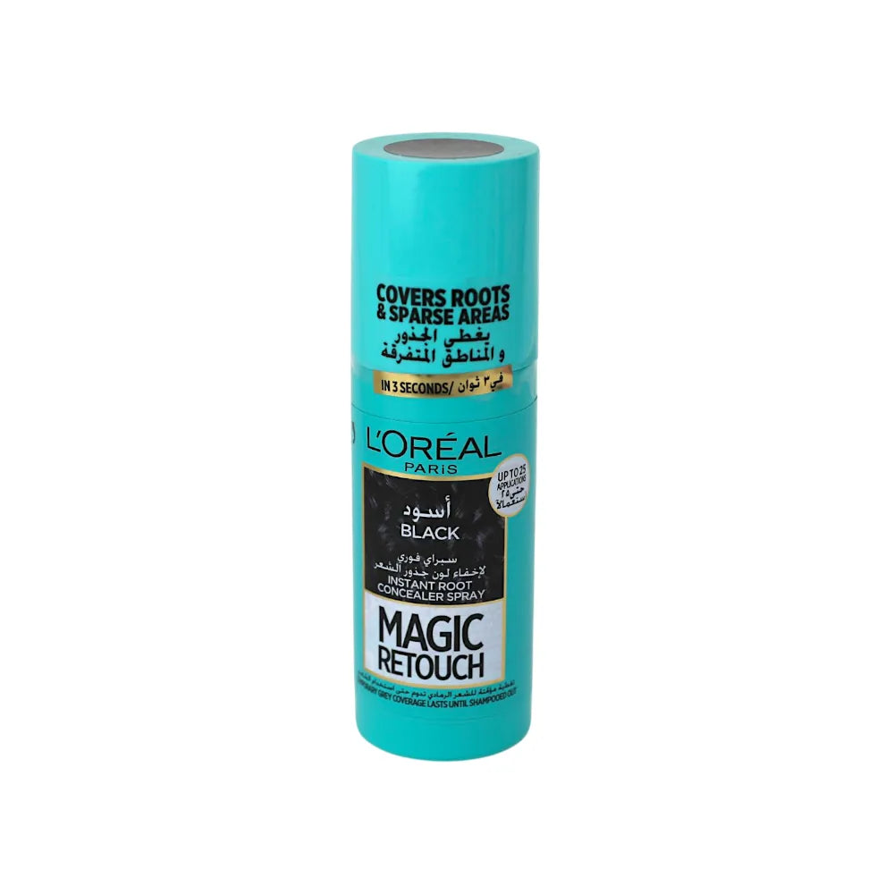 L’Oréal Paris L'Oreal Magic Retouch Instant Root Concealer, Black 75ml