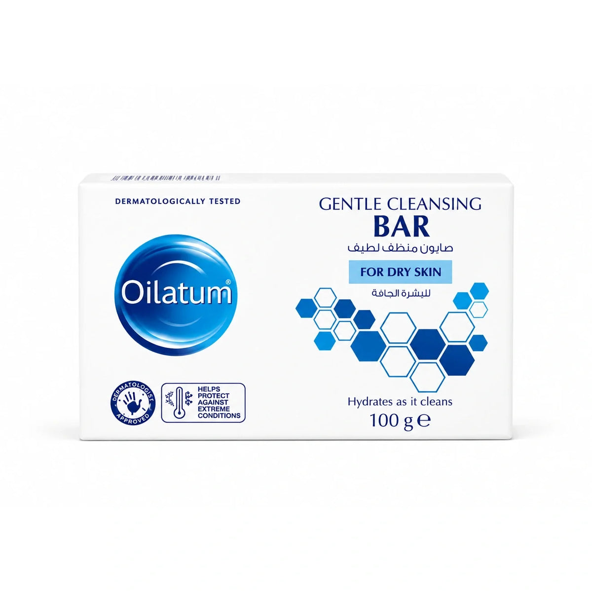 Oilatum Gentle Cleansing Bar 100g for dry, eczema-prone and sensitive skin
