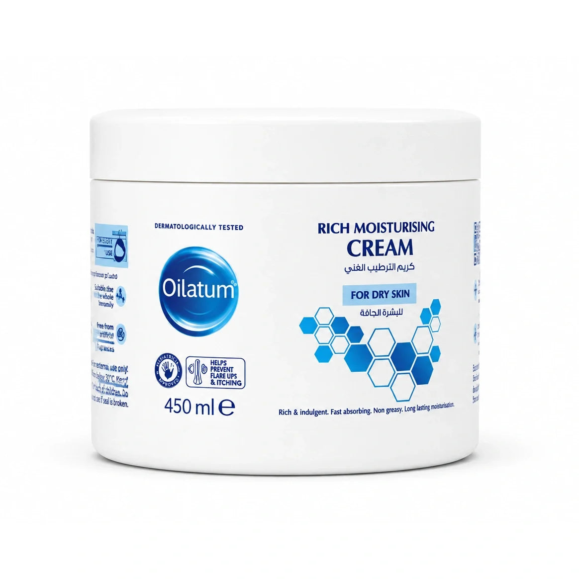 Oilatum Rich Moisturising Cream 450ml for dry skin