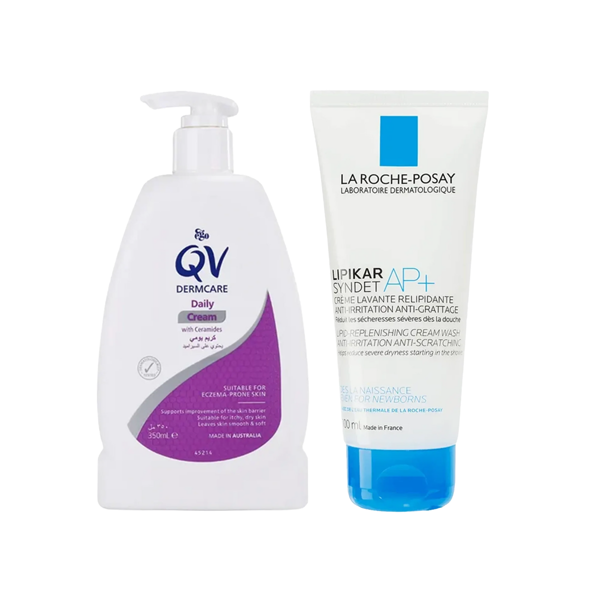 Eczema Care Duo – QV + La Roche-Posay