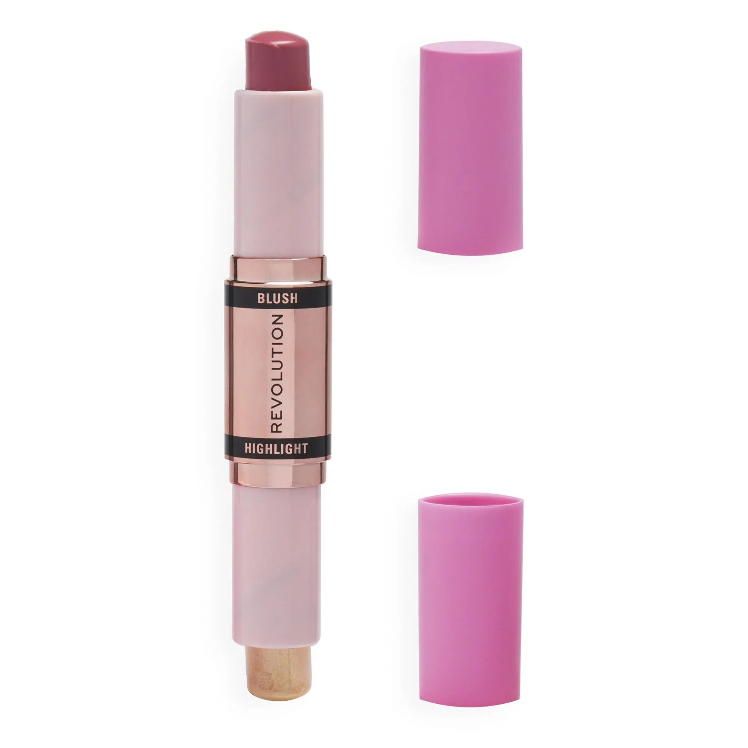 Revolution Blush & Highlight Stick Mauve Glow