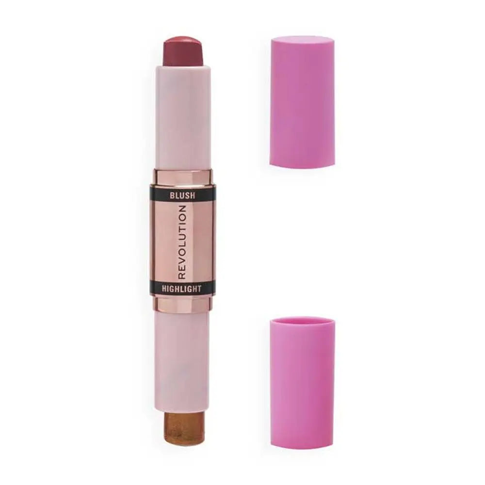 Revolution Blush & Highlight Stick Flushing Pink