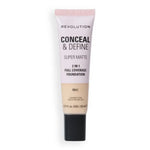 Revolution Conceal & Define Full Cover Tube Foundation F7Nc