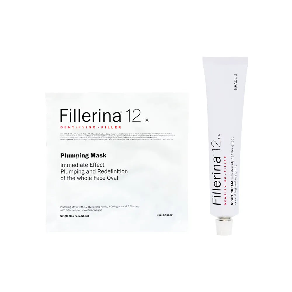 OFFER FILLERINA 12 DENSIFYING NIGHT CREAM GRADE 3 + 12 HA PLUPING MASK