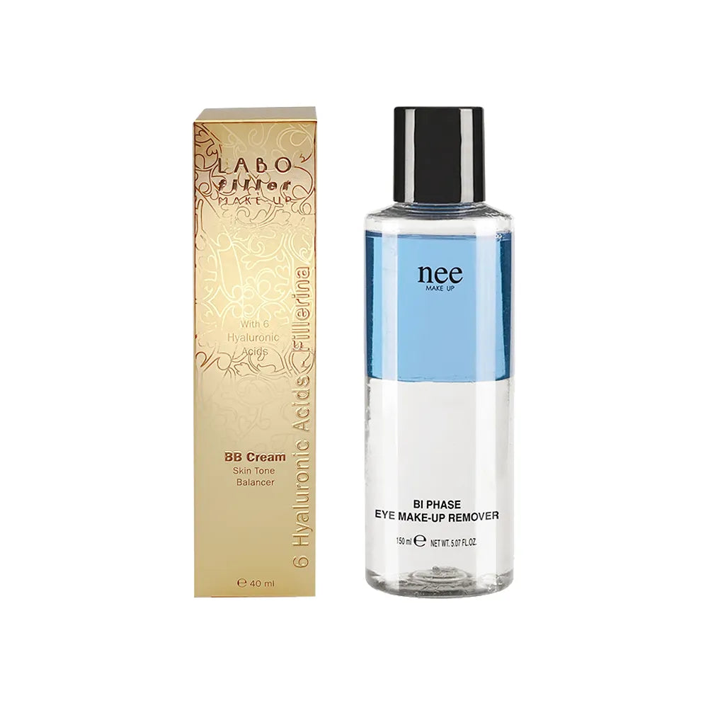 OFFER FILLERINA BB MEDIUM BEIGE 3 + NEE EYE MAKE UP REMOVER