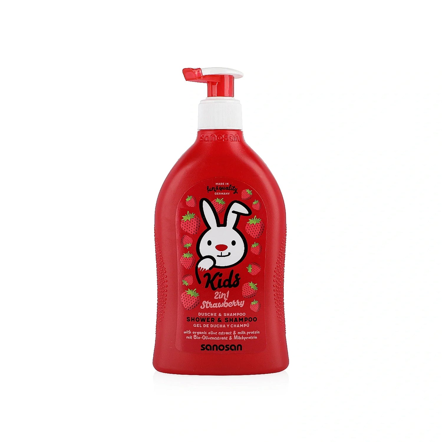 Sanosan Kids Shower & Shampoo Strawberry 400Ml