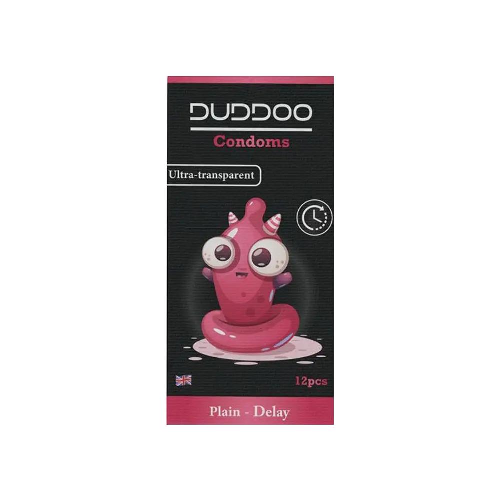 Duddoo Delay Plain Condoms 12 Pcs