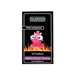 Duddoo Warming Anatomic Ultra Thin Condoms 12 Pcs