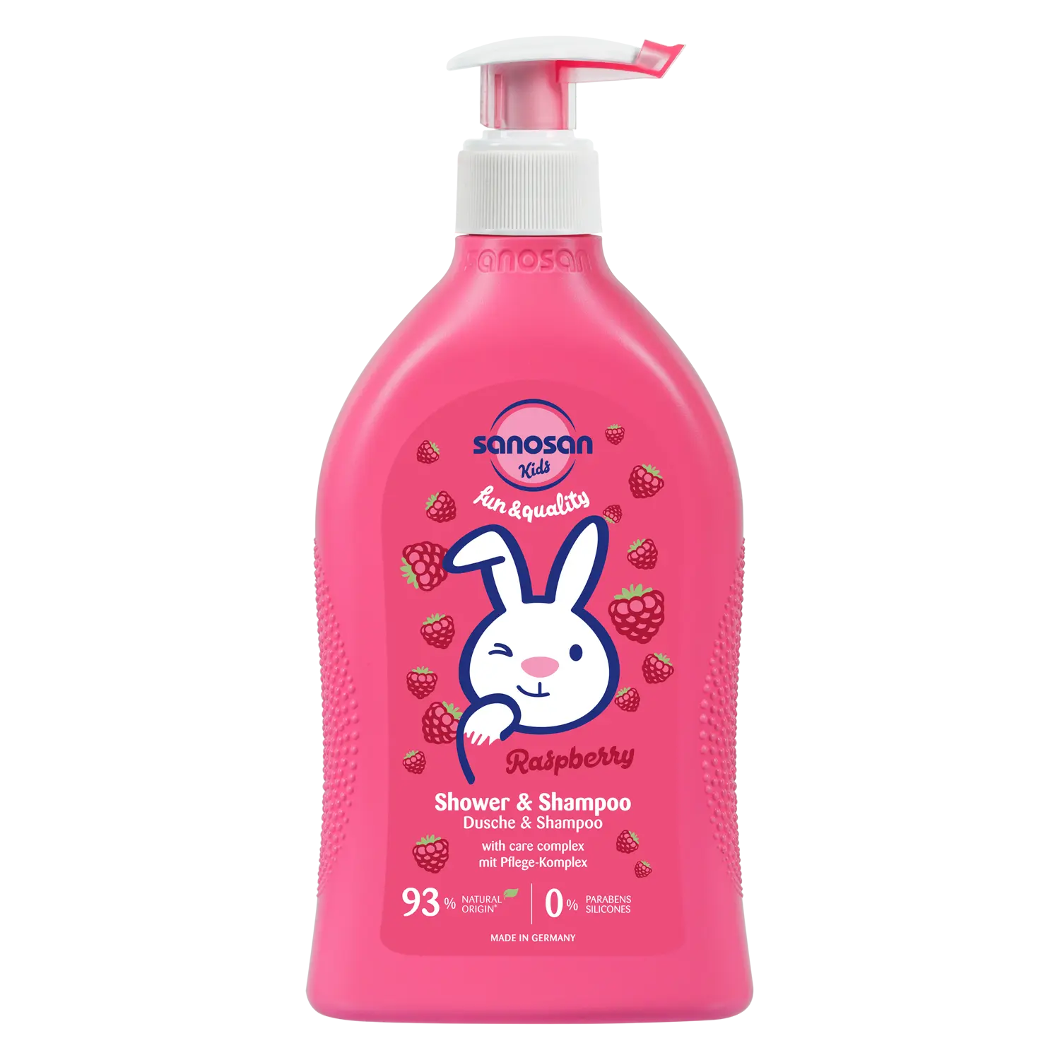 Sanosan Kids Shower & Shampoo Raspberry 400Ml