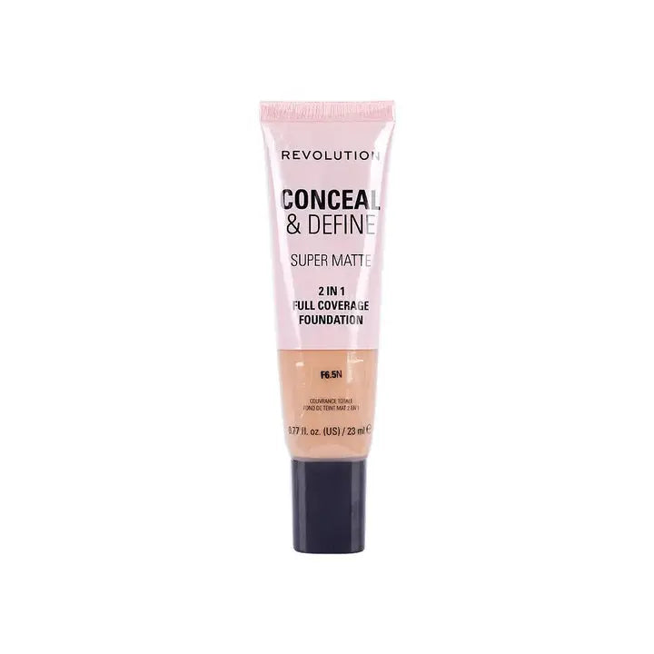 Revolution Conceal & Define Full Cover Tube Foundation F6.5N