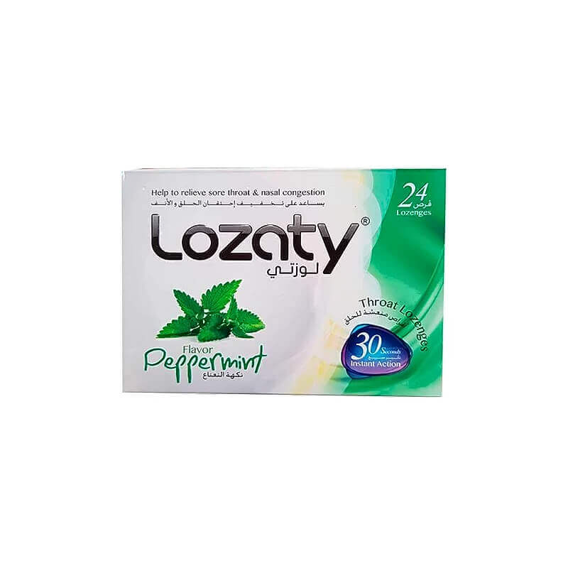 Lozaty Peppermint Lozenges 24'S