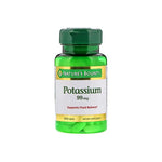 Natures Bounty Potassium 99 mg Tabs 100'S 201110 For Fluid Balance and metabolism 