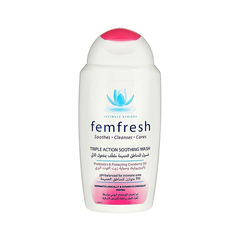 Femfresh Triple Action Soothing Wash 250mL