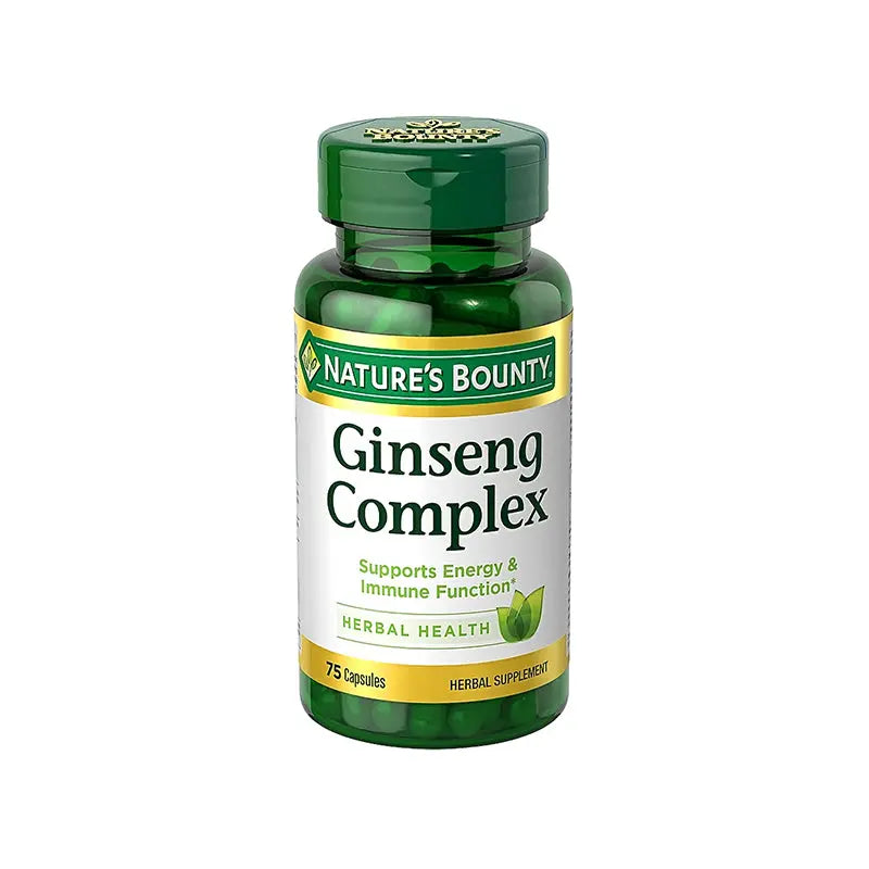 Natures Bounty Ginseng W/Royal Jelly Caps 75'S