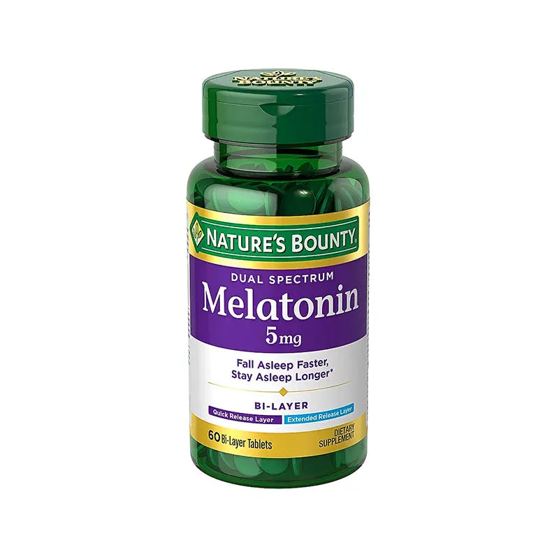 Natures Bounty Dual Bi-Layer Melatonin 5 Mg Tabs 60'S