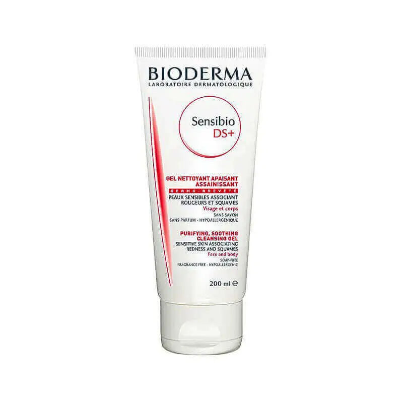 Bioderma Sensibio DS+ Cleansing Gel 200 mL 182429 for skin cleaning