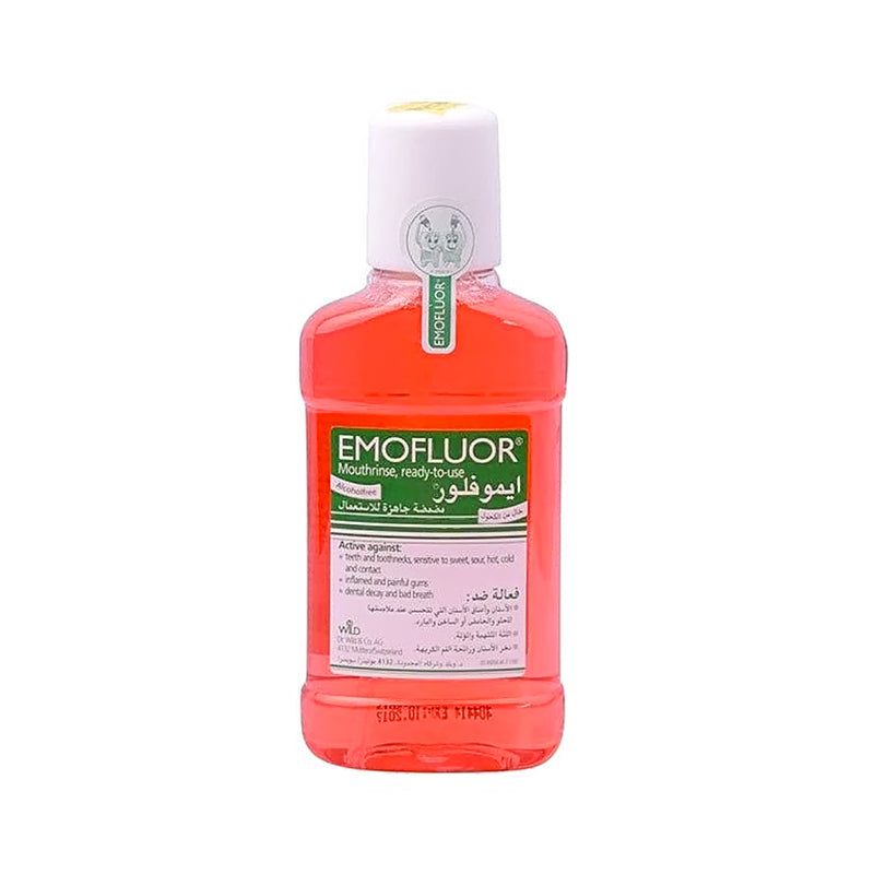 Emoflour Mouth Wash 250mL(Red)
