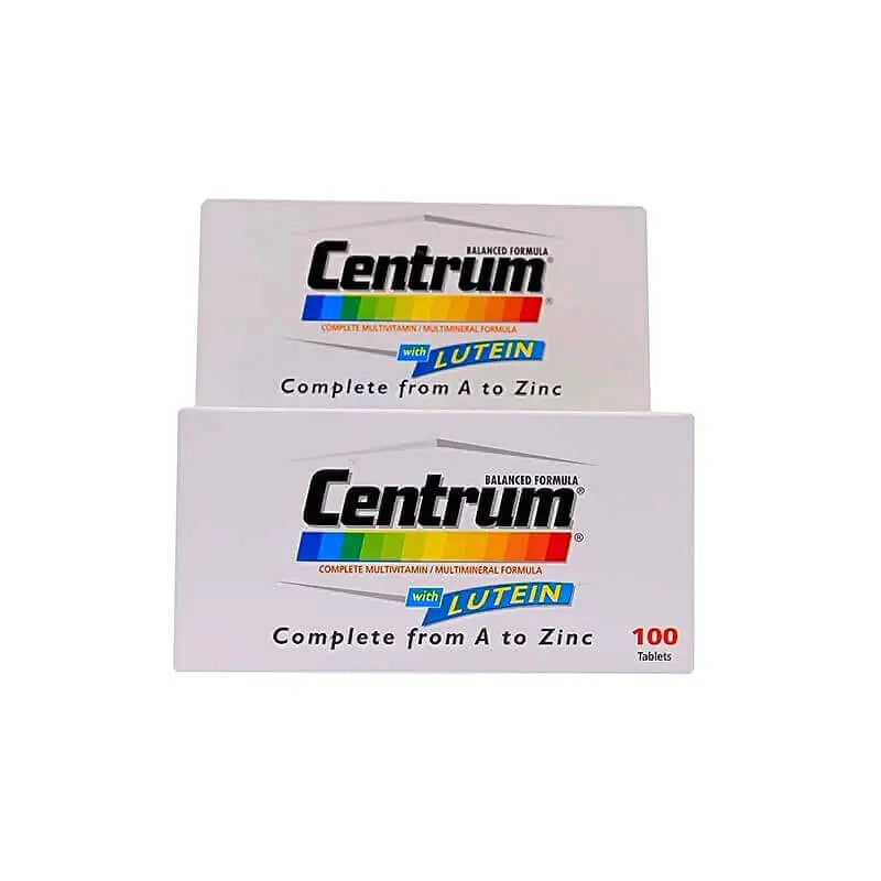 Centrum With Lutein Tabs 100's multivitamin