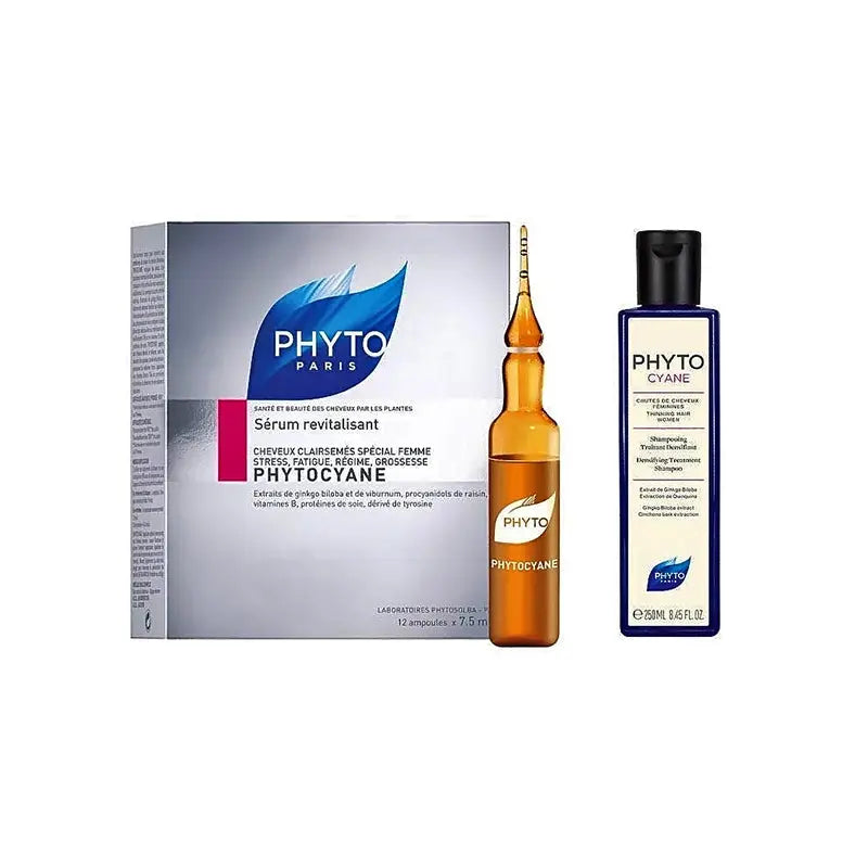 Phyto Duo Phytocyane Treatment + Shampoo OFFER