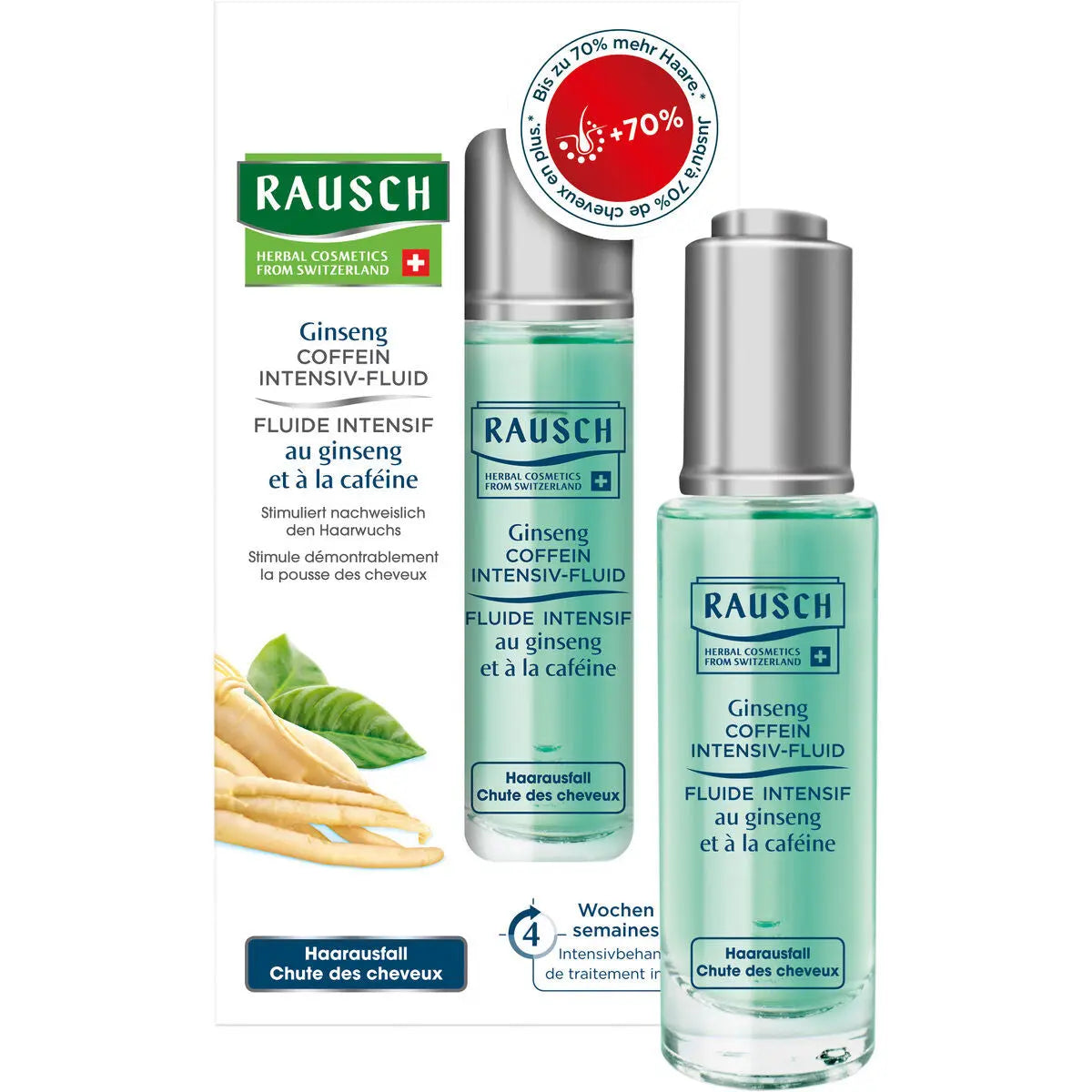 Rausch Ginseng Caffeine Intensive Fluid 30 mL For hair loss