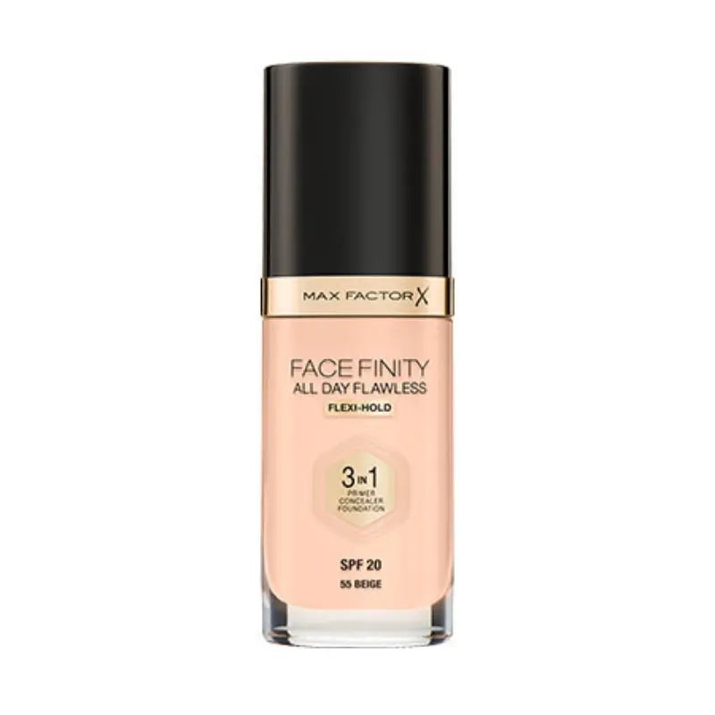 Facefinity All Day Flawless Flexi-Hold 3In1 Foundation Beige N55