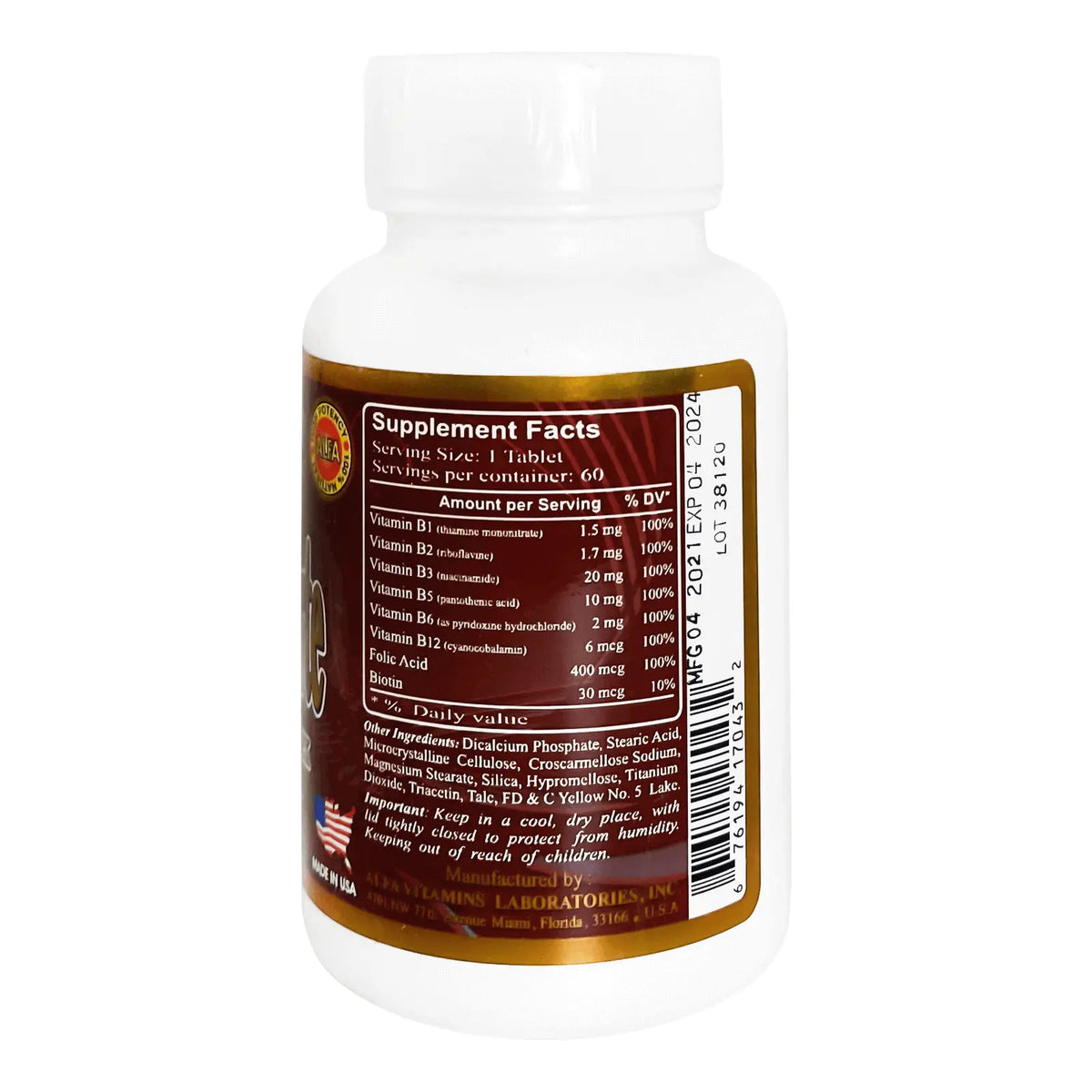 Alfa Vitamins Neuro Forte Vit B 60 Tabs